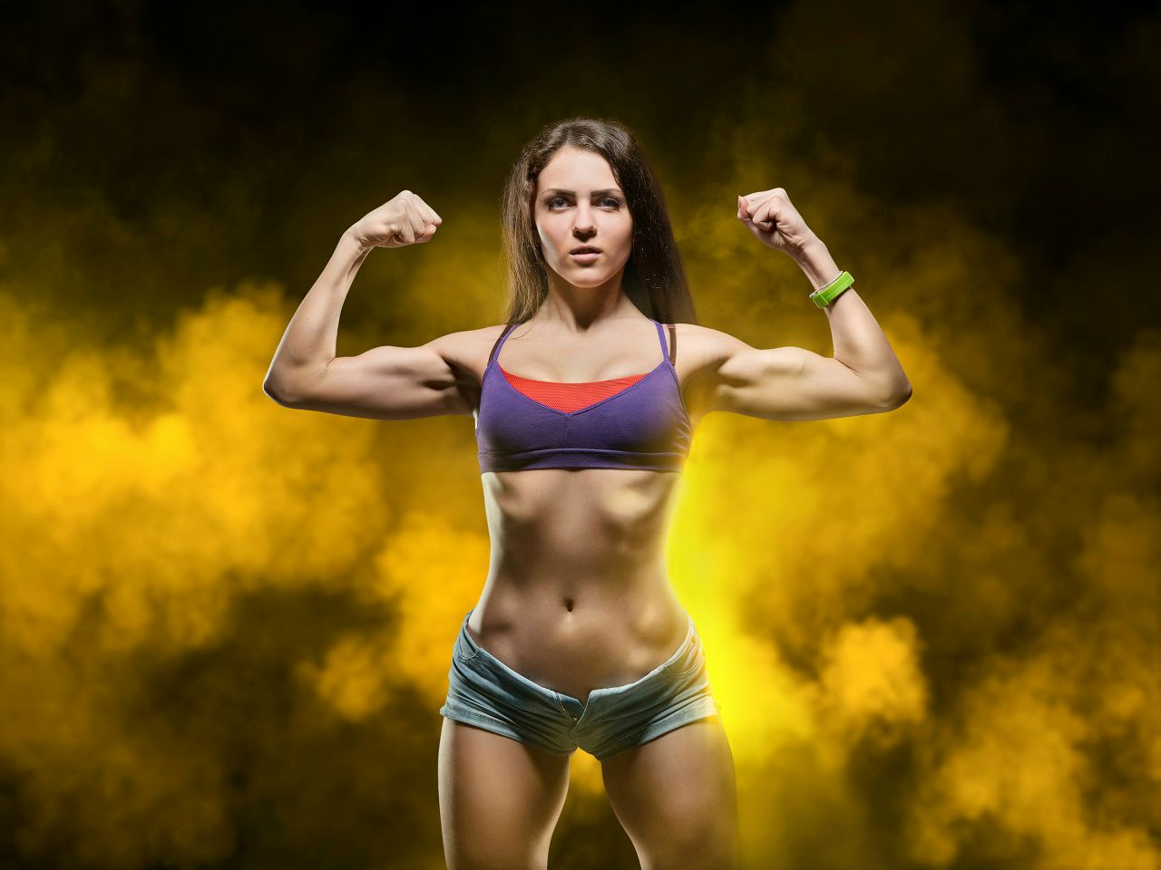 Athletic girls in Tripoli